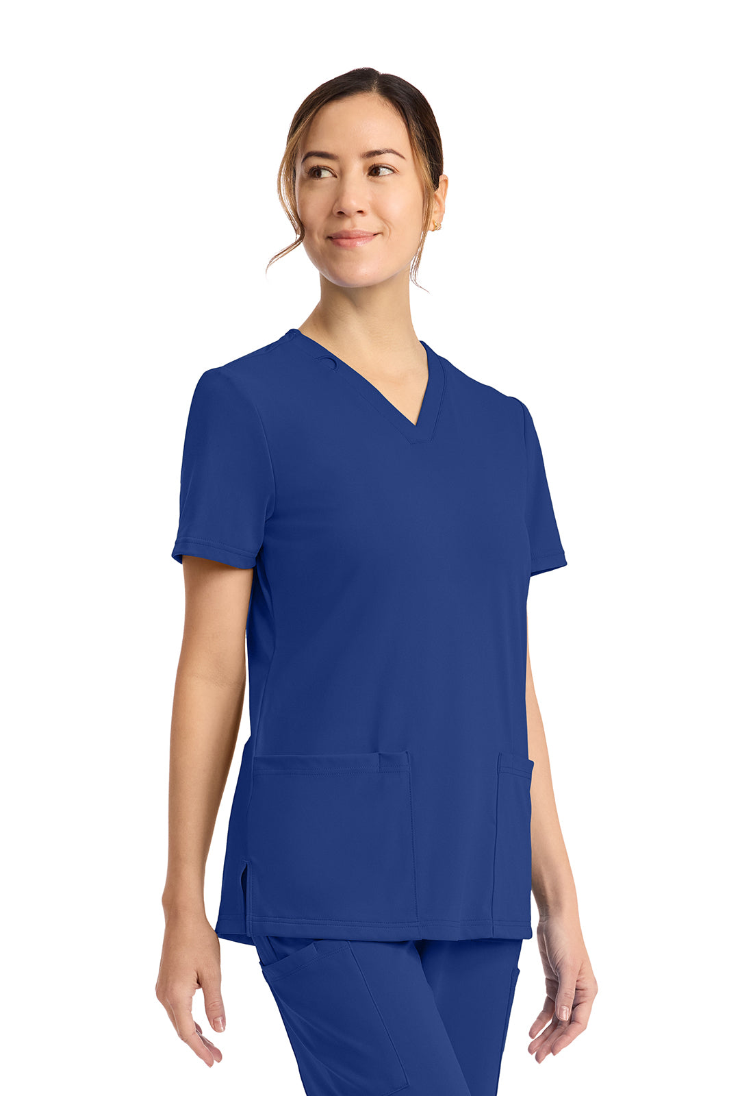Achieve by Cherokee Women's 2-Pocket V-Neck Scrub Top