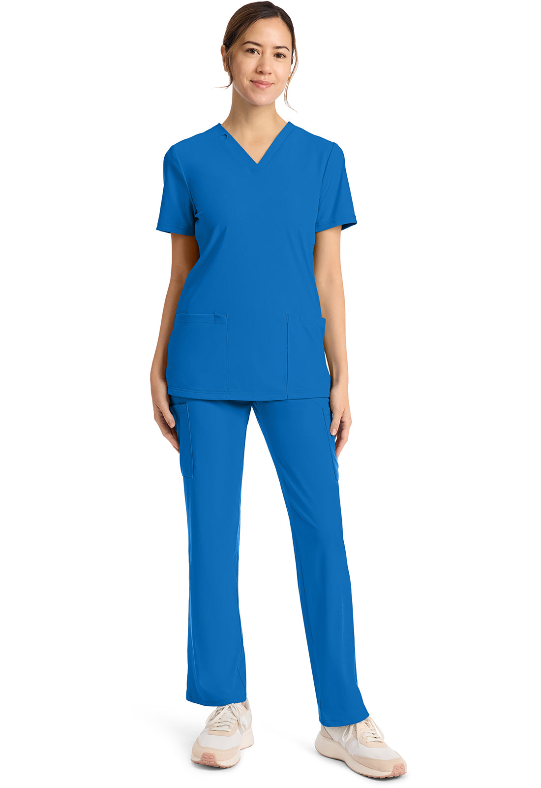 Achieve by Cherokee Women's 2-Pocket V-Neck Scrub Top - Fashion