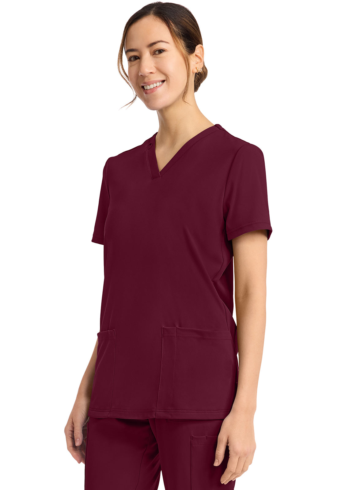 Achieve by Cherokee Women's 2-Pocket V-Neck Scrub Top