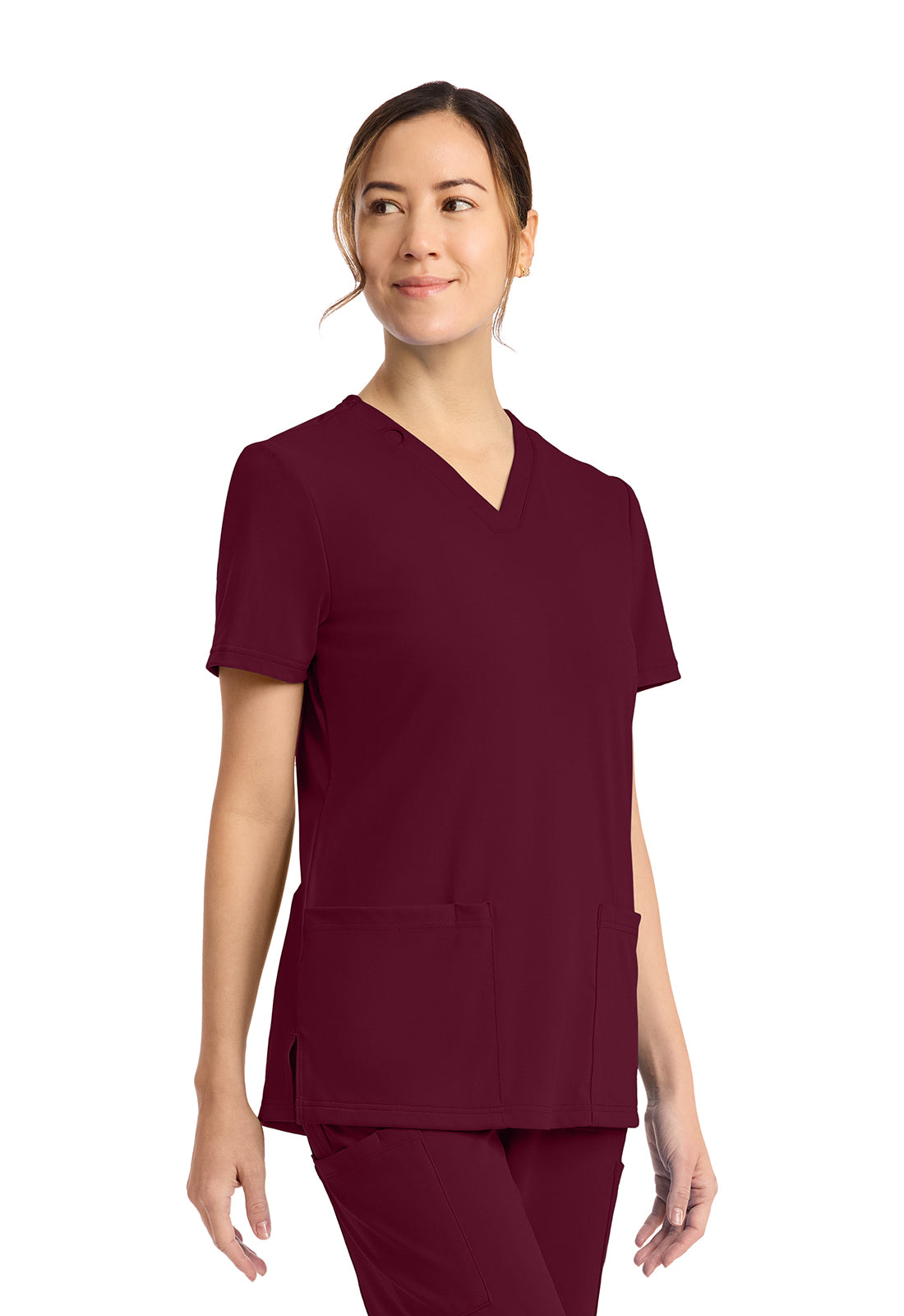 Achieve by Cherokee Women's 2-Pocket V-Neck Scrub Top