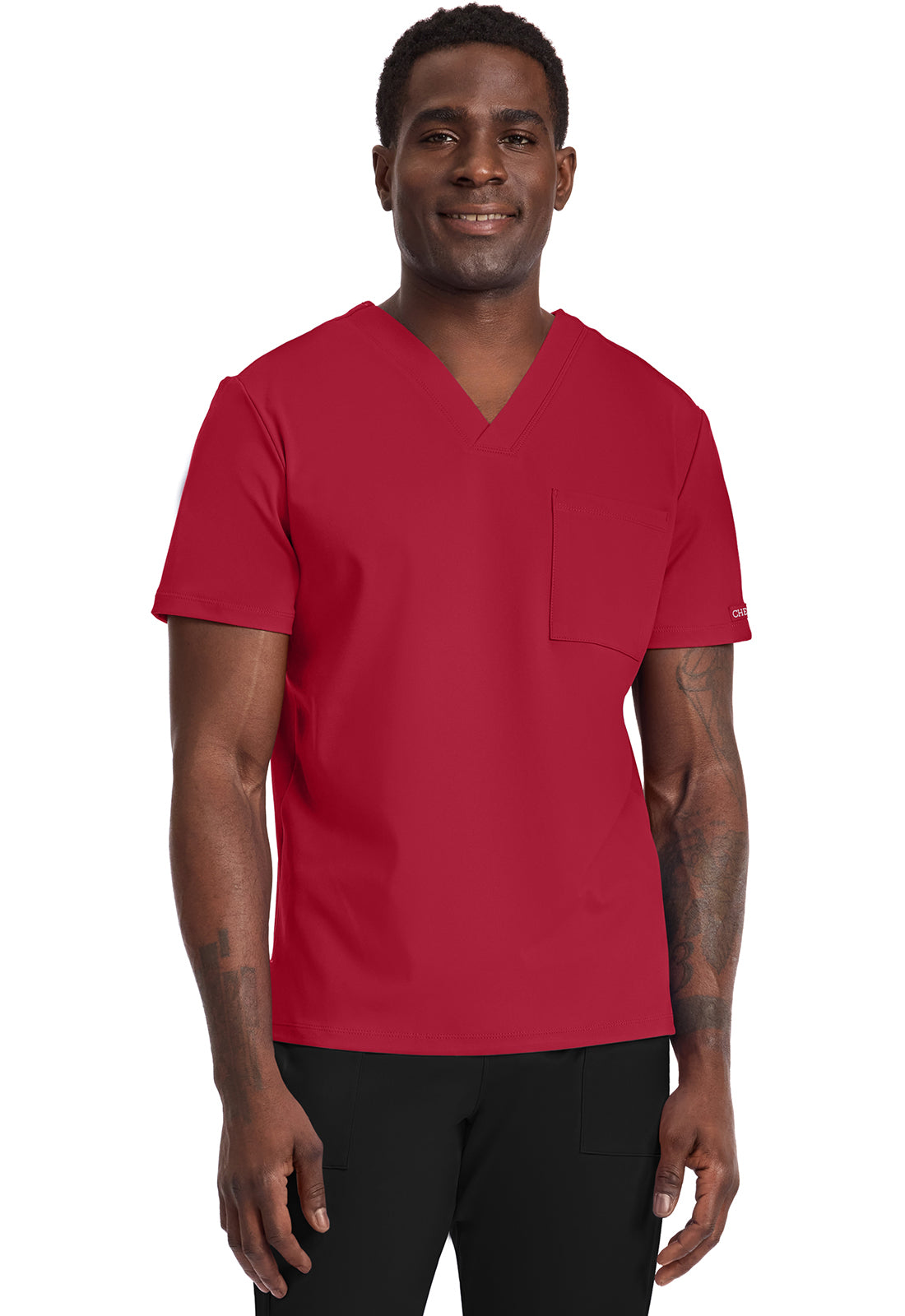 Achieve by Cherokee Men's 1-Pocket Tuck-In Top