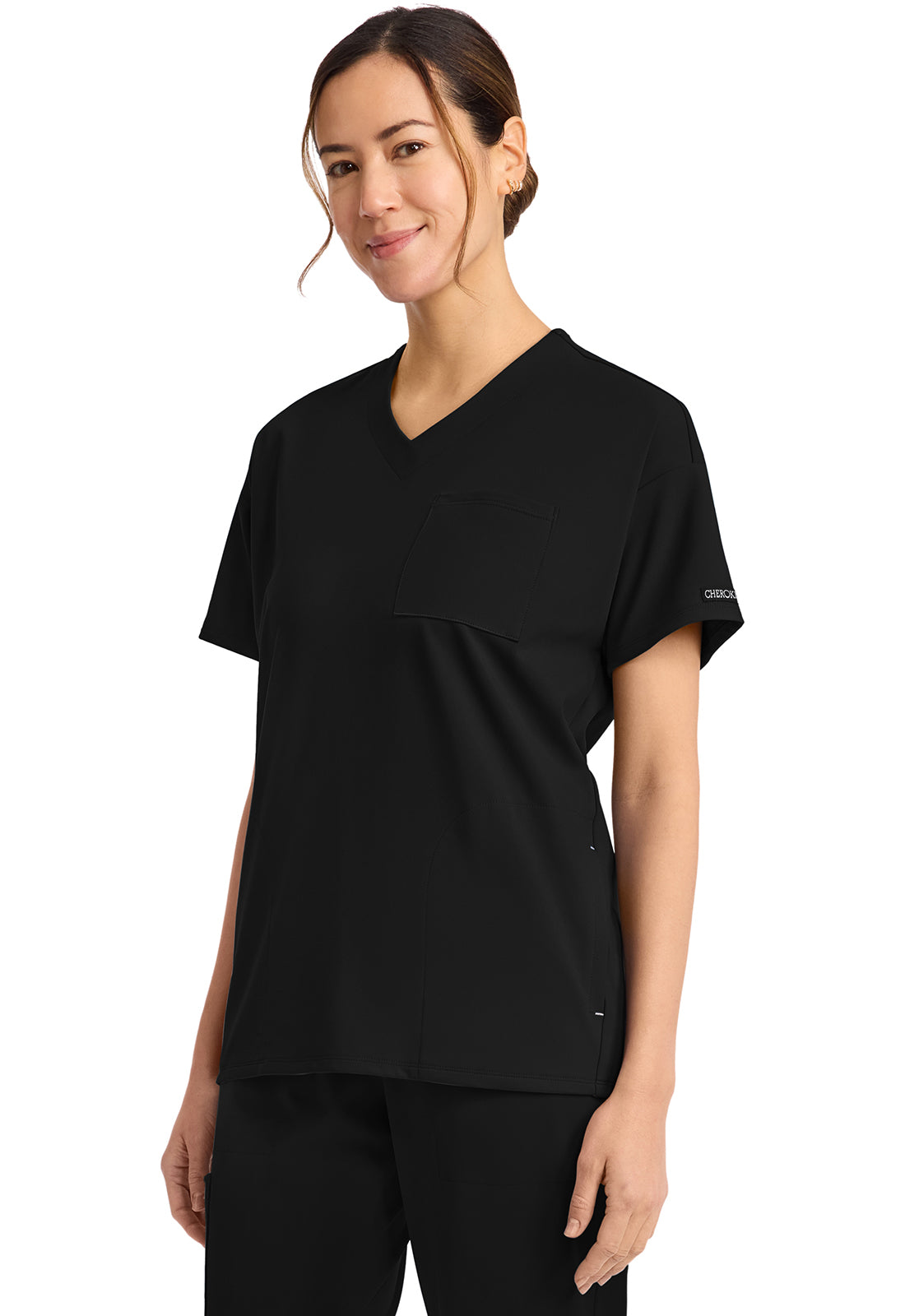 Achieve by Cherokee Women's 3 Pocket V-Neck Tunic