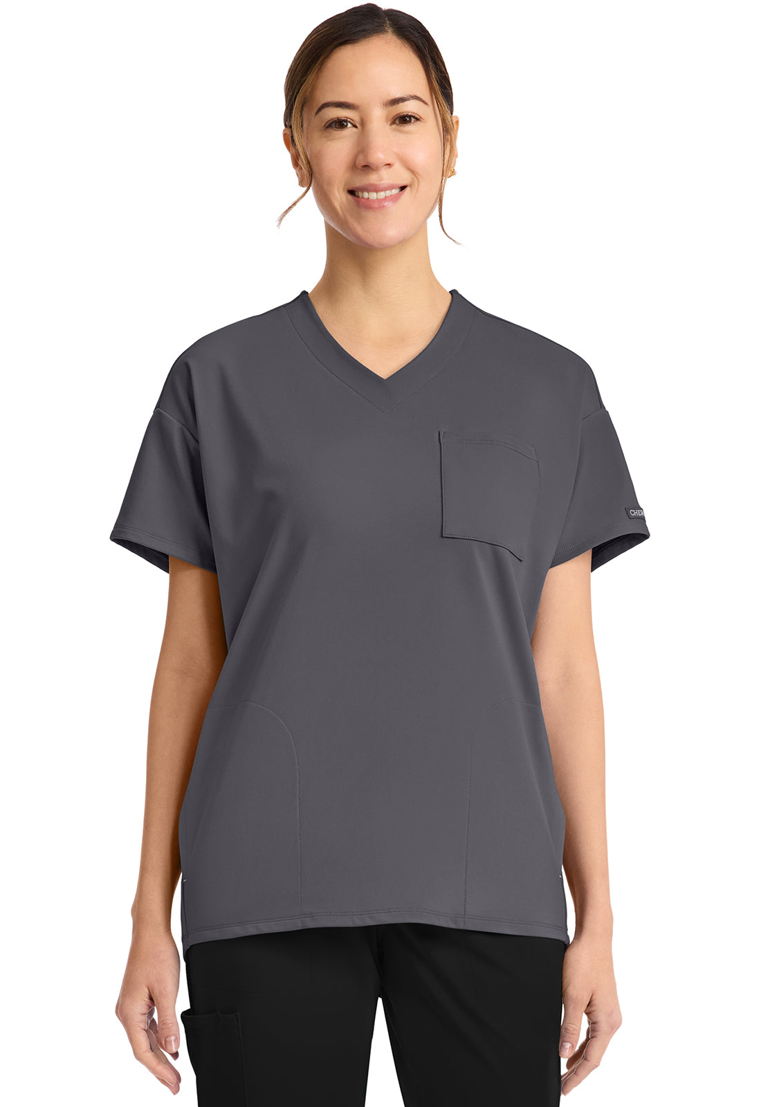Achieve by Cherokee Women's 3 Pocket V-Neck Tunic