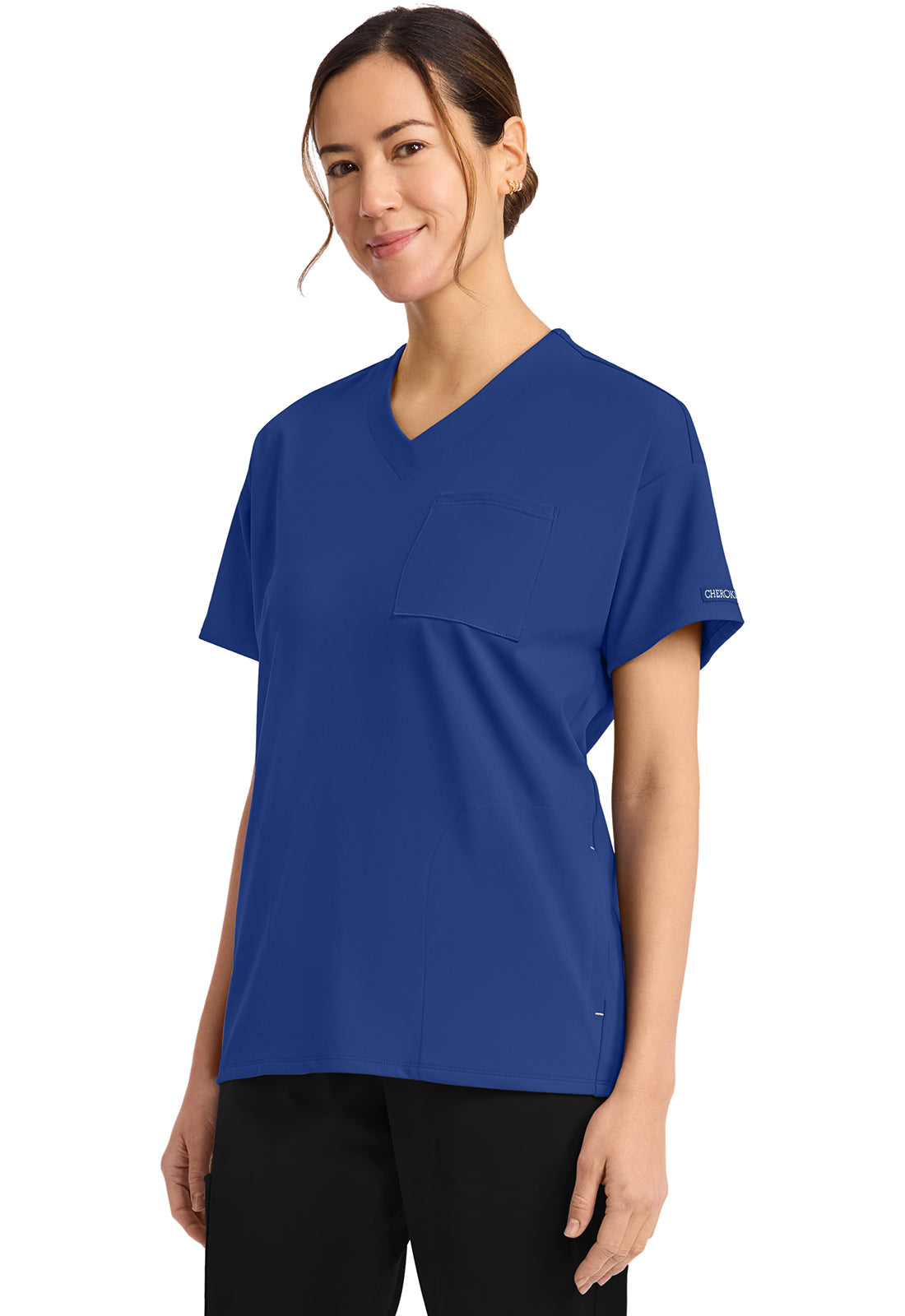 Achieve by Cherokee Women's 3 Pocket V-Neck Tunic