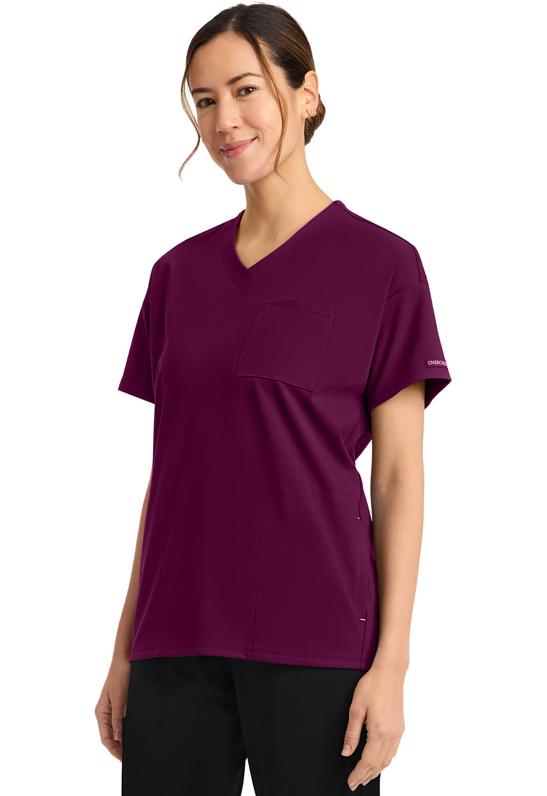 Achieve by Cherokee Women's 3 Pocket V-Neck Tunic