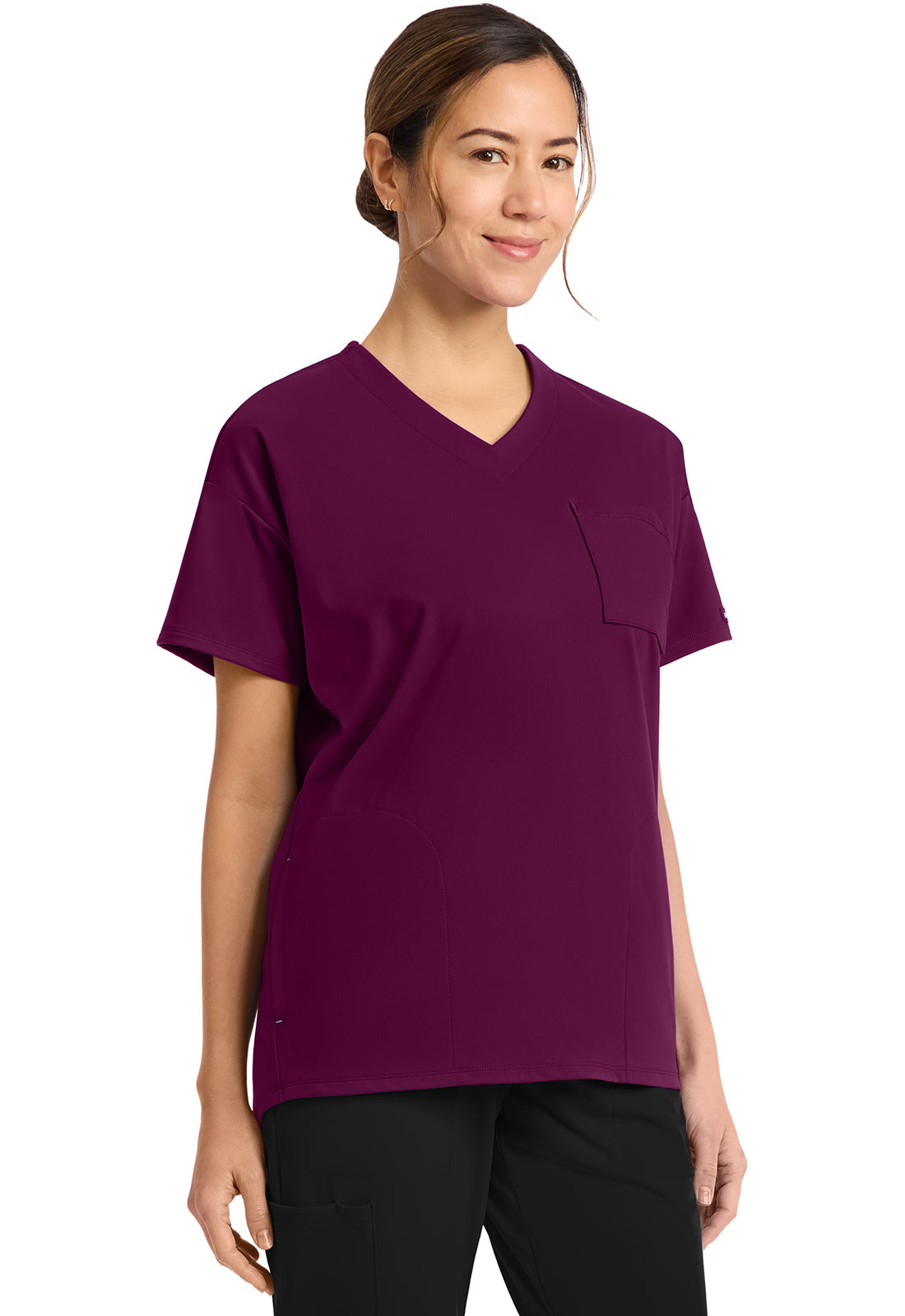 Achieve by Cherokee Women's 3 Pocket V-Neck Tunic