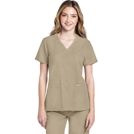 Cherokee Workwear Originals Ultra Women's 2 Pocket V-Neck Top