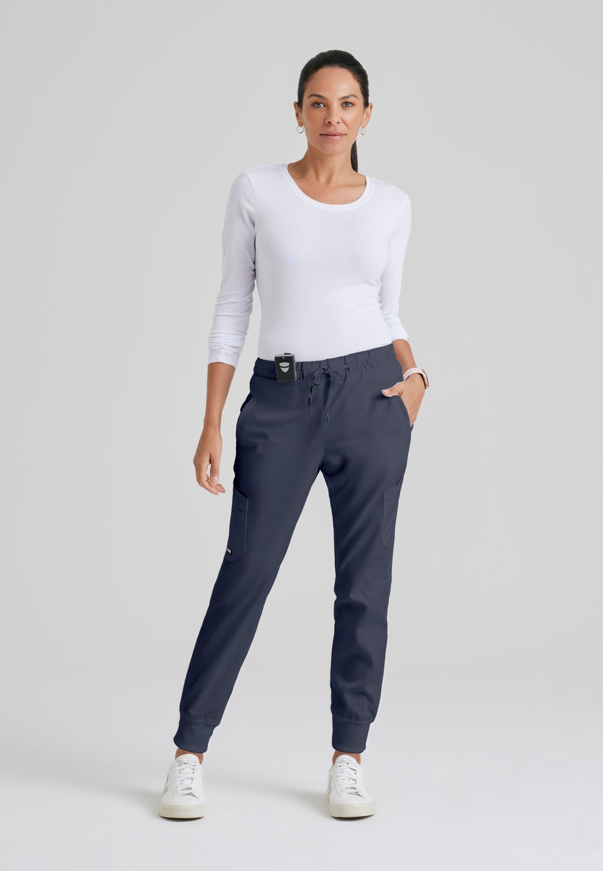 Grey's Anatomy™ Women's Kira 5-Pocket Mid-Rise Jogger Scrub Pant