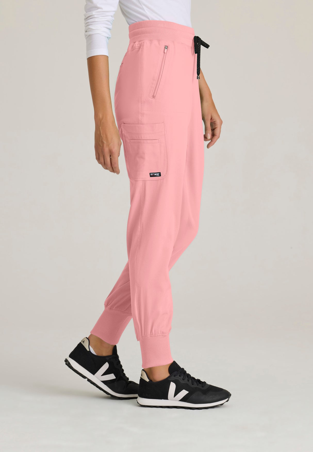 Grey's Anatomy™ Spandex Stretch Women's Eden 5-Pocket Mid-Rise Jogger Scrub Pant - Fashion