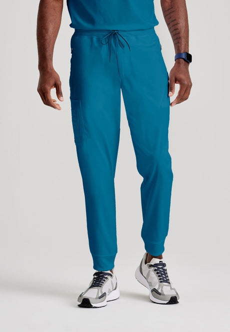 Grey's Anatomy™ Spandex Stretch Men's Murphy 5-Pocket Jogger Scrub Pant