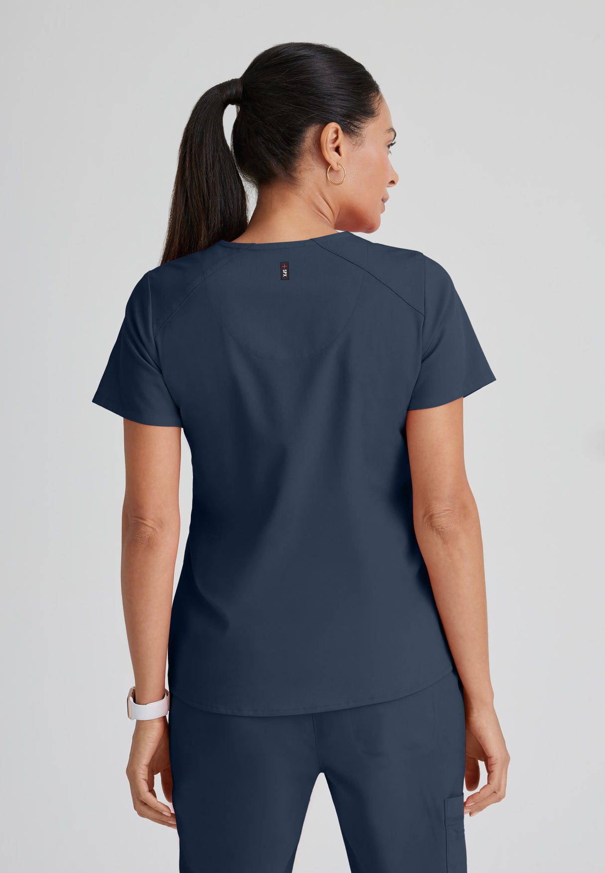 Grey's Anatomy™ Spandex Stretch Women's Emma 4-Pocket V-Neck Scrub Top