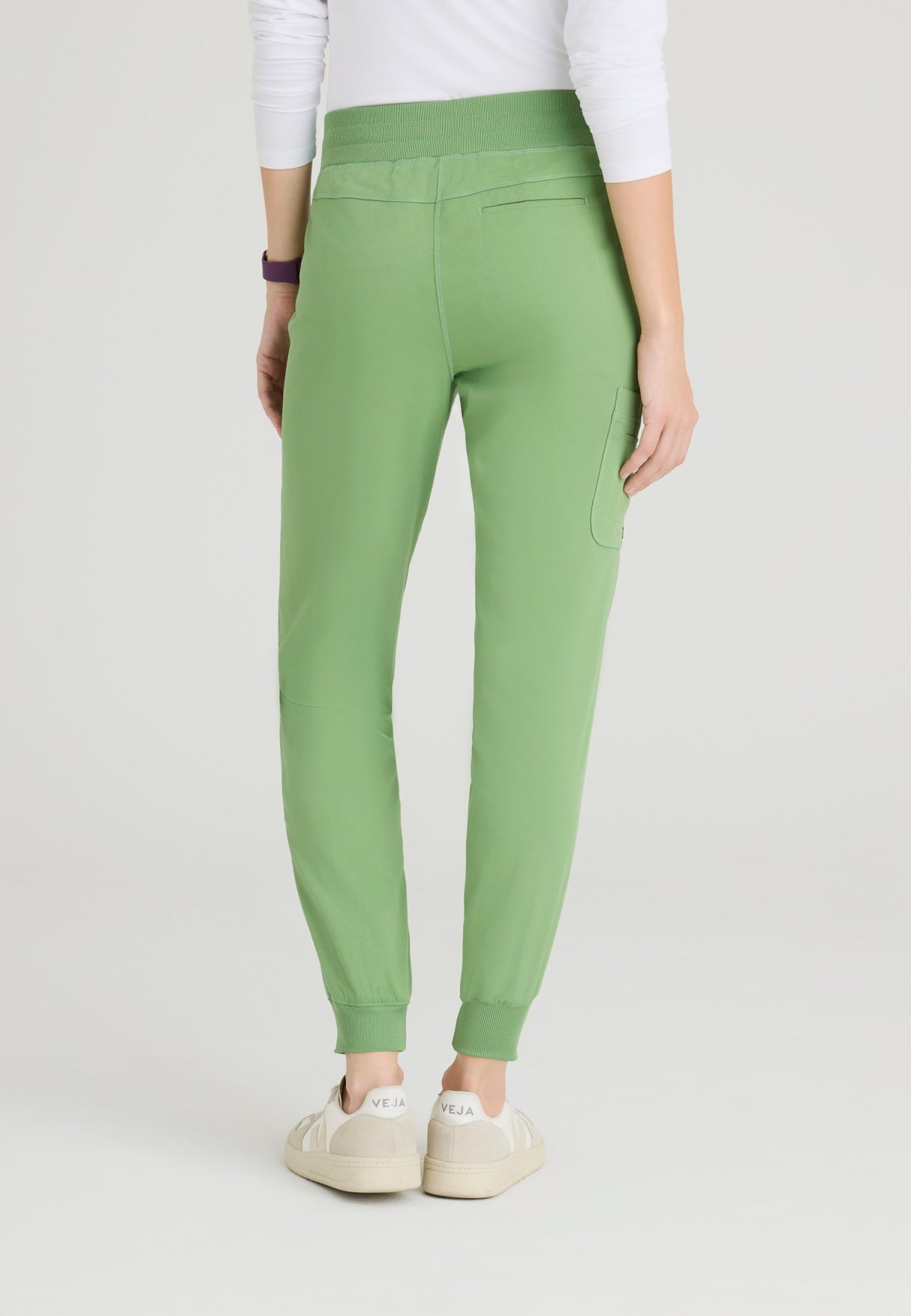 Grey's Anatomy™ Spandex Stretch Women's Eden 5-Pocket Mid-Rise Jogger Scrub Pant