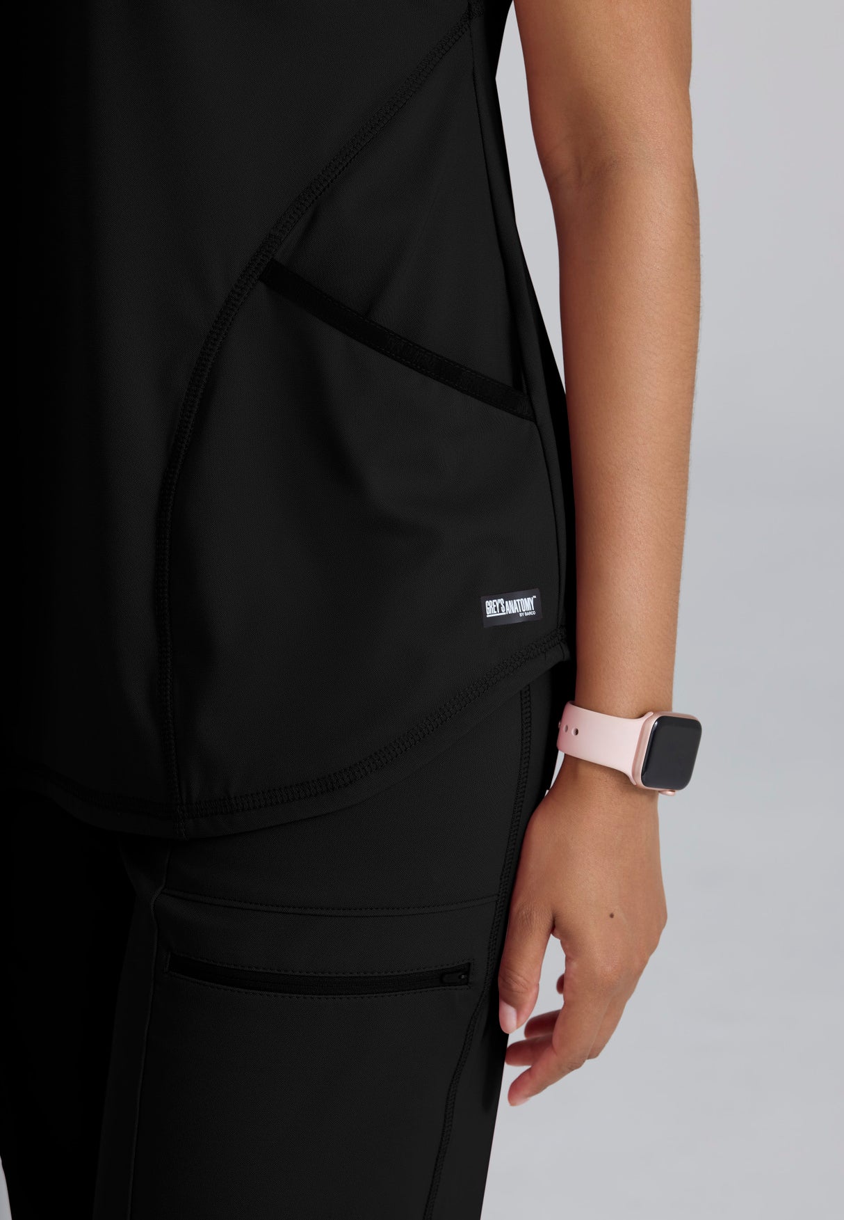 Grey's Anatomy™ Knit Stretch Women's Define 2-Pocket Knit Top