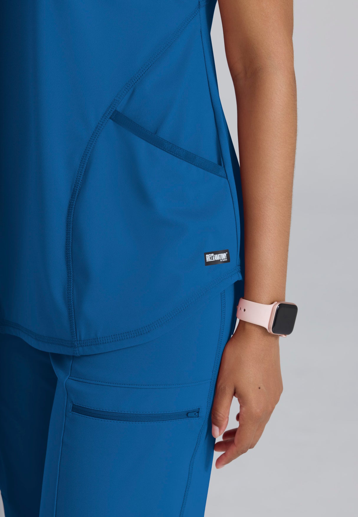 Grey's Anatomy™ Knit Stretch Women's Define 2-Pocket Knit Top