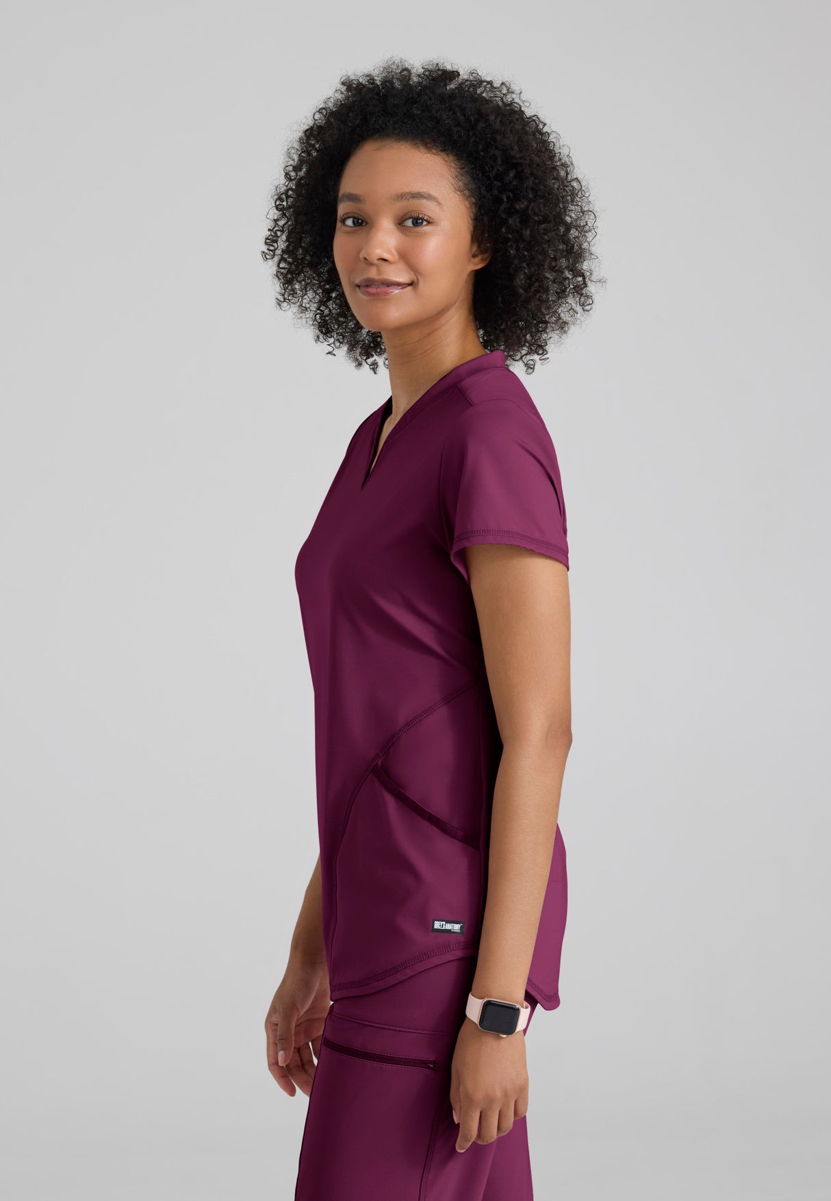 Grey's Anatomy™ Knit Stretch Women's Define 2-Pocket Knit Top