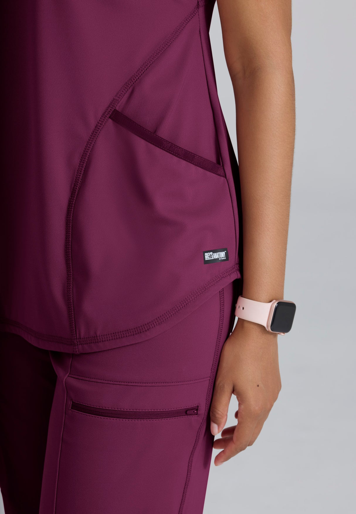 Grey's Anatomy™ Knit Stretch Women's Define 2-Pocket Knit Top