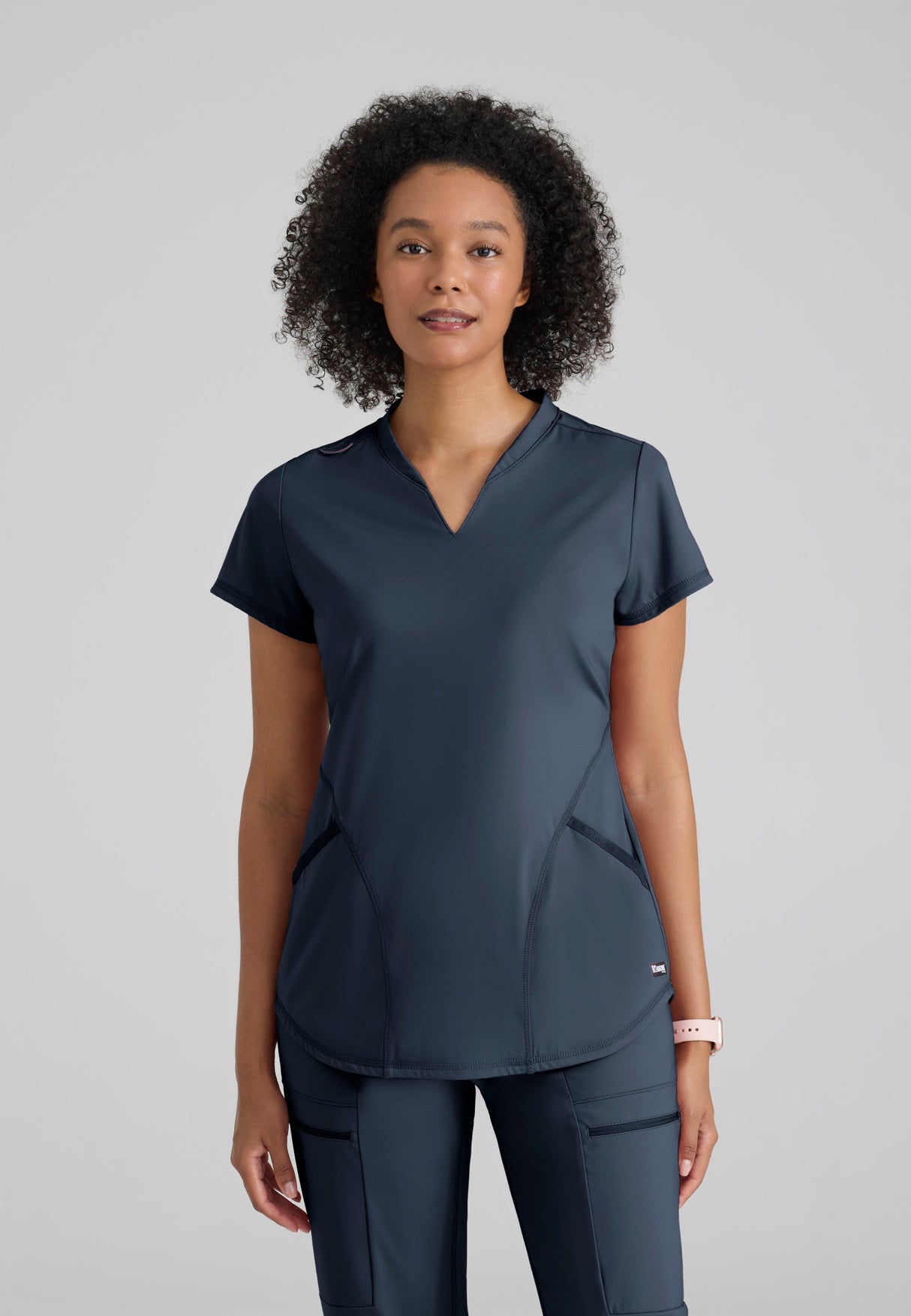 Grey's Anatomy™ Knit Stretch Women's Define 2-Pocket Knit Top