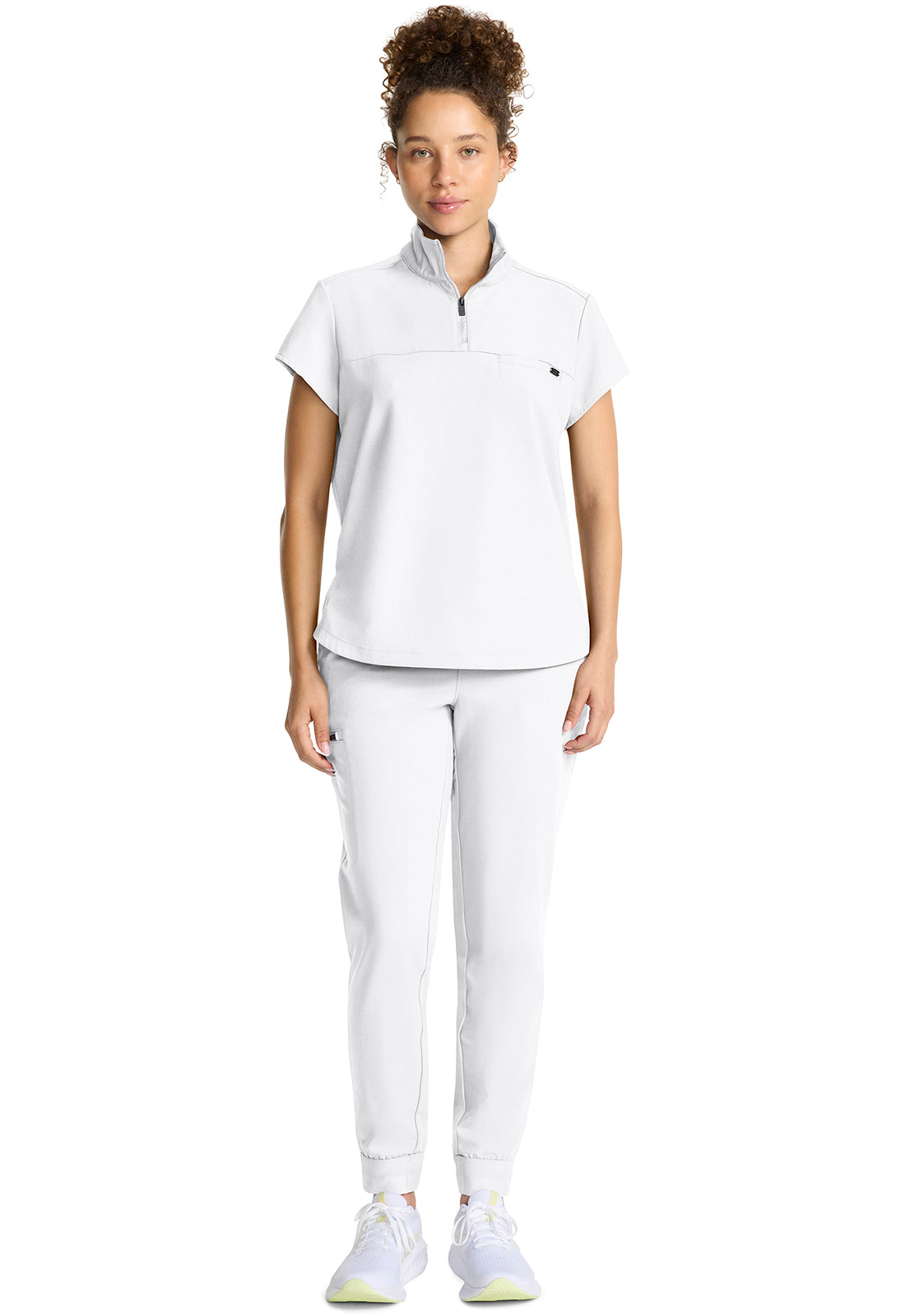 Healing Hands® Quest™ Women's Partial Zip Stand Collar Top
