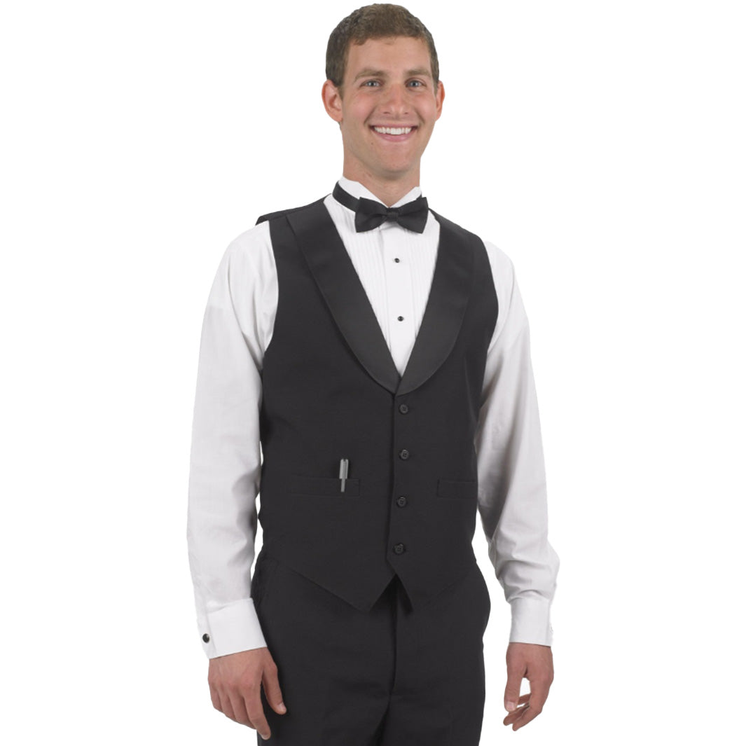 Henry Segal Men's Satin Lapel Vest
