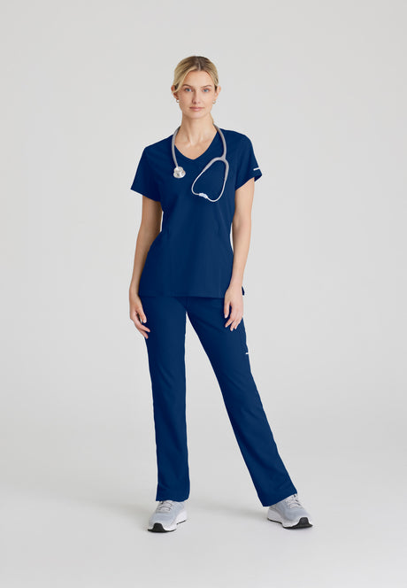 Skechers™ Women's Reliance 3-Pocket Crossover V-Neck Scrub Top