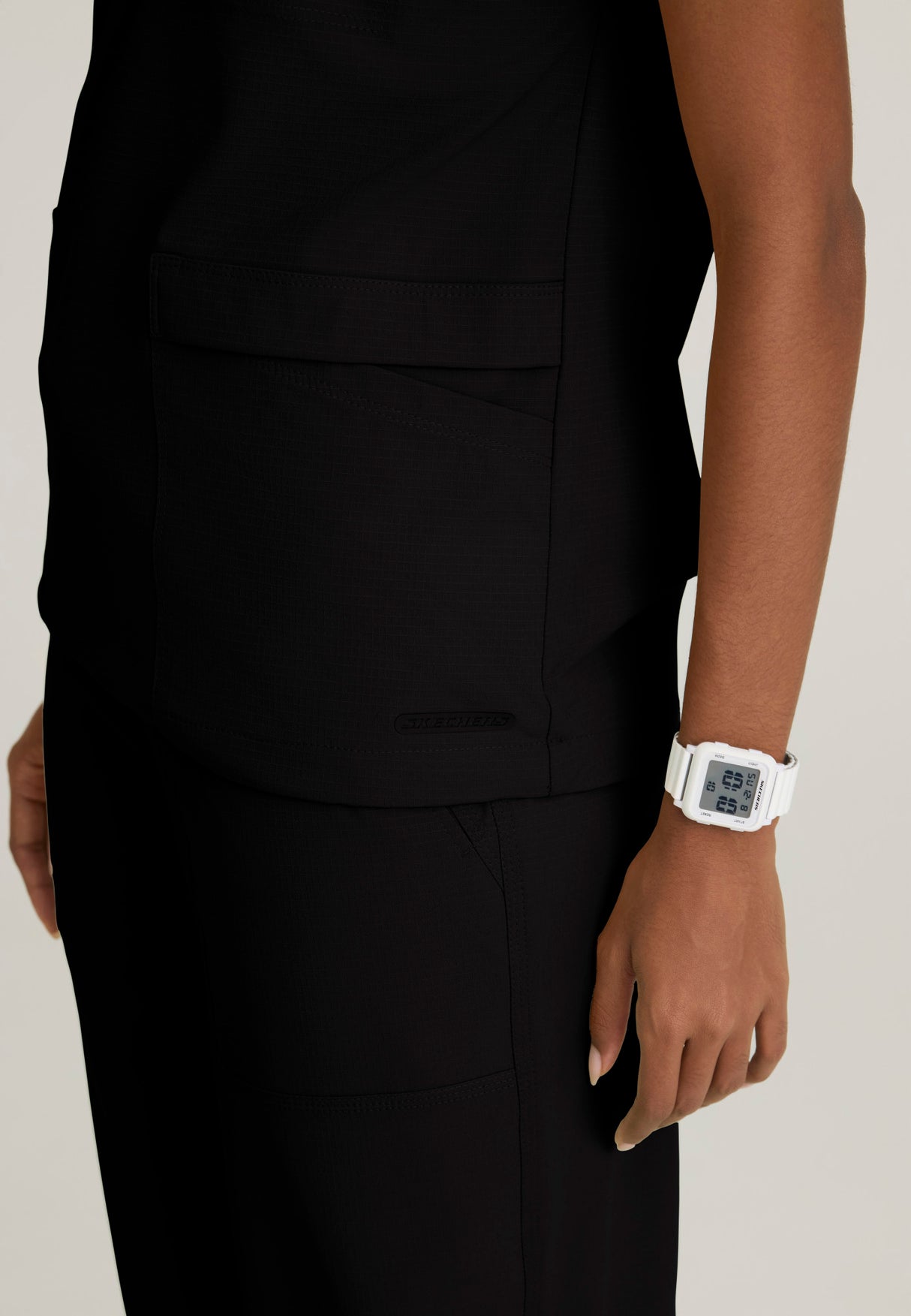 Skechers™ By Barco Ripstop Women's Charlie 3-Pocket Shirt Collar Top