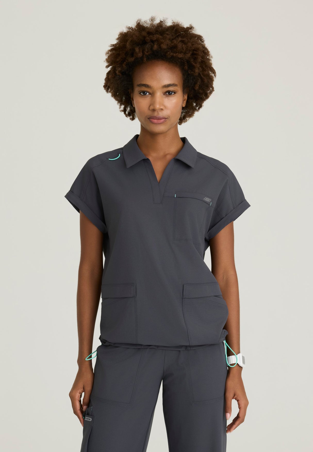 Skechers™ By Barco Ripstop Women's Charlie 3-Pocket Shirt Collar Top