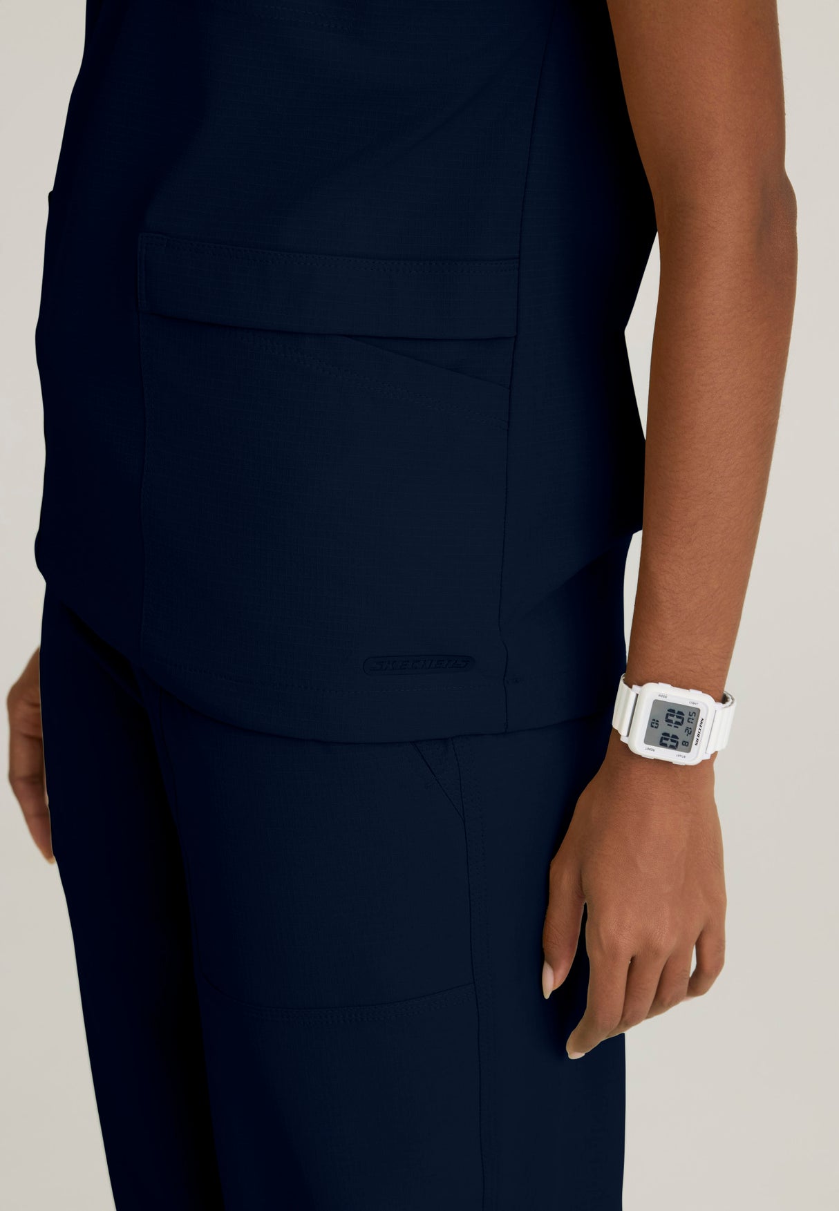 Skechers™ By Barco Ripstop Women's Charlie 3-Pocket Shirt Collar Top