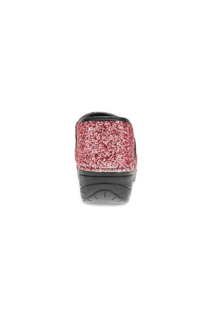 Dansko XP 2.0 Women's Pink Glitter Stapled Clog