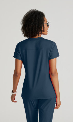 Barco One Performance Knits Women's Victory Knit V-Neck Top