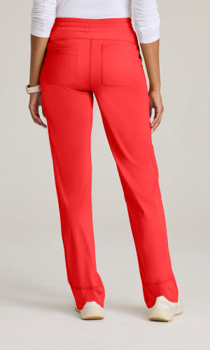 Grey's Anatomy™ Knit Stretch Women's High-Rise Flat Front Momentum Pant -Fashion