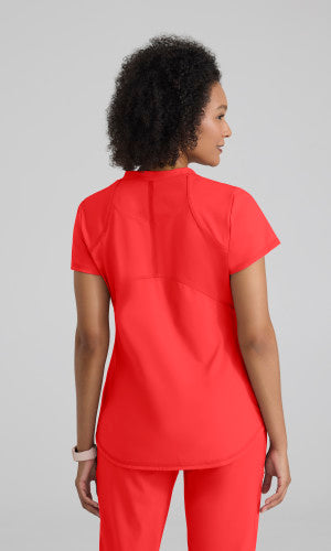 Grey's Anatomy™ Knit Stretch Women's Define 2-Pocket Knit Top - Fashion