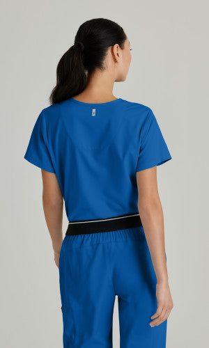 Grey's Anatomy™ Spandex Stretch Women's Bree 1-Pocket Tuck-In Scrub Top