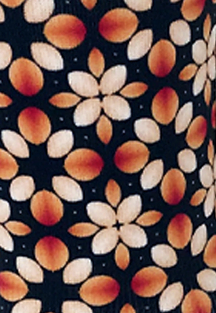 Cutieful Starburst Print Sheer Knee High Compression Socks 8-15 mmHg