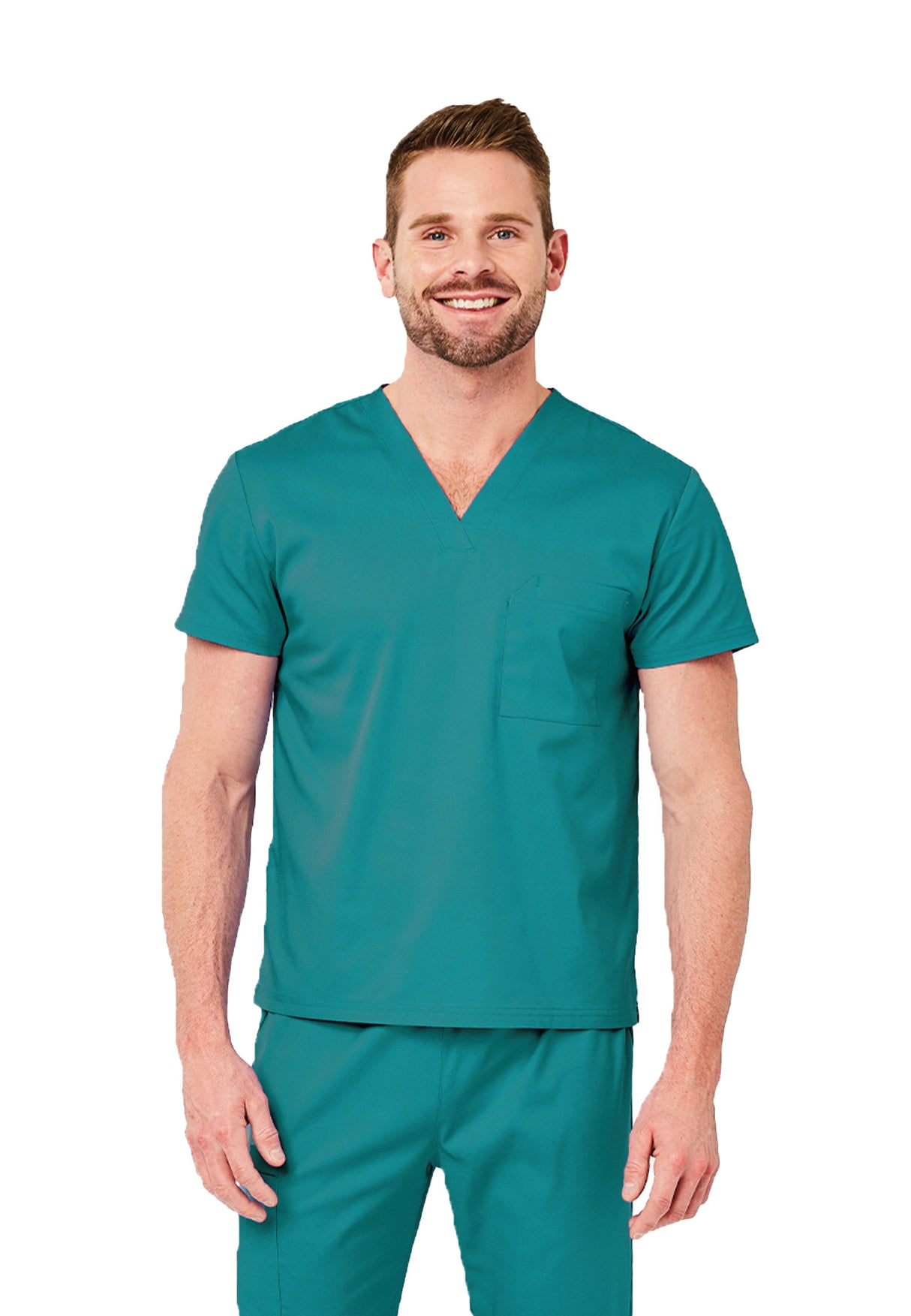 Elements by Alexanders Uniforms Unisex 1-Pocket V-Neck Scrub Top