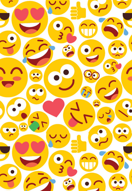 Cutieful Emojis Print Sheer Knee High Compression Socks 8-15 mmHg