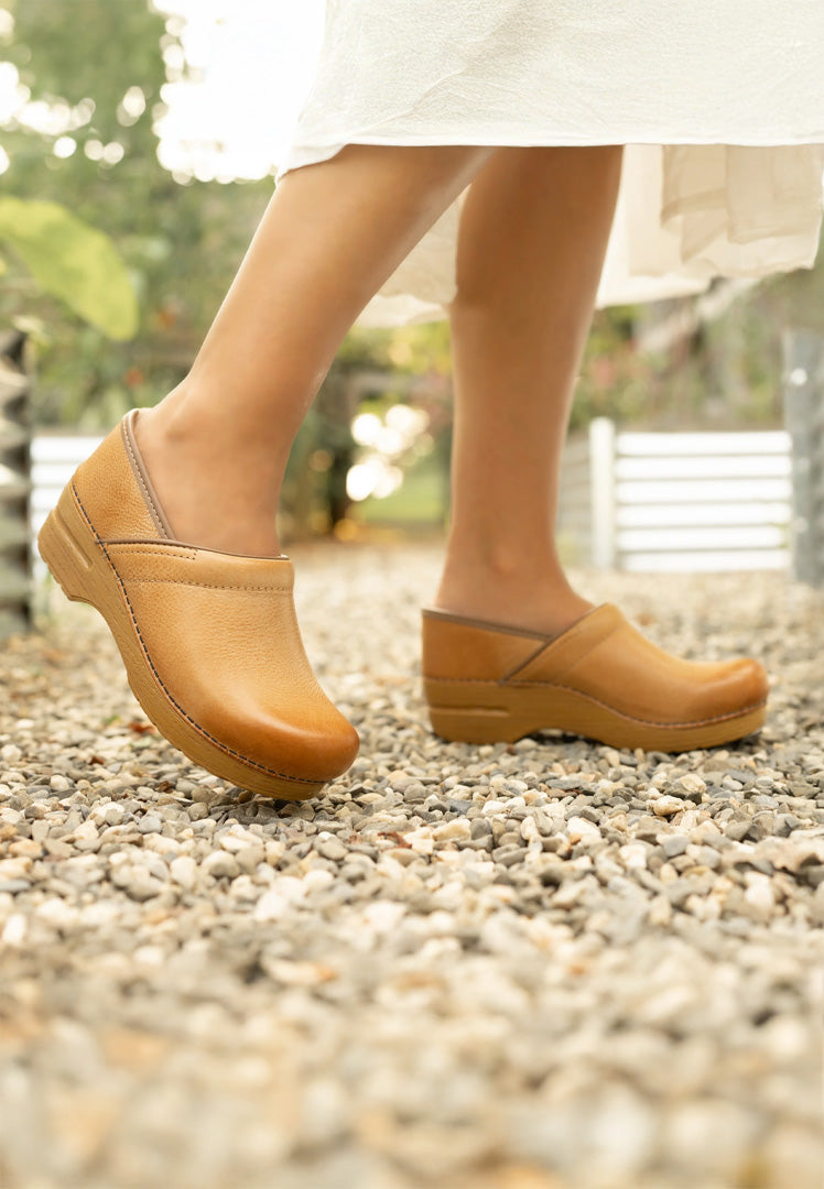 Dansko Professional Honey Distressed Clog
