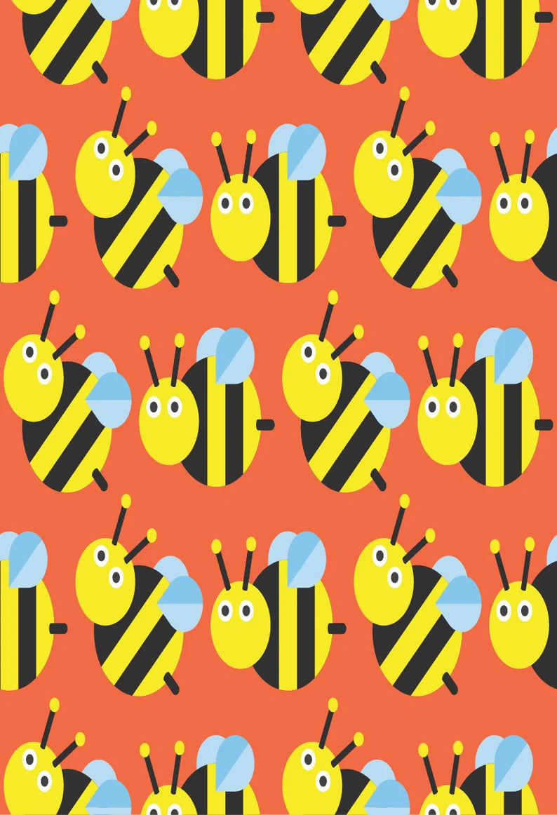 Cutieful Buzzy Bees Print Sheer Knee High Compression Socks 8-15 mmHg