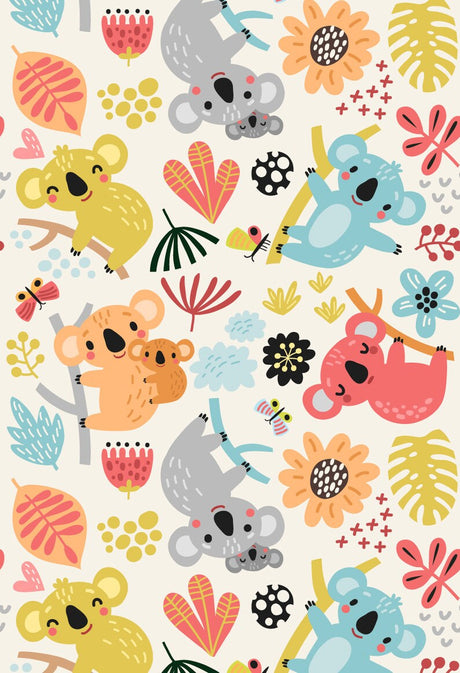 Cutieful Kuddly Koalas Print Sheer Knee High Compression Socks 8-15 mmHg