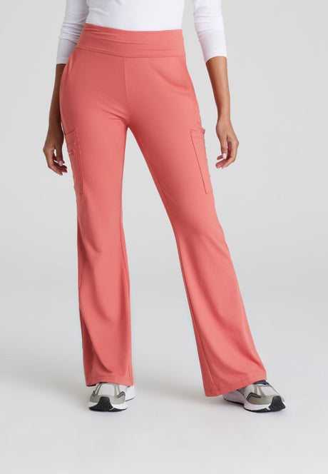 Barco One Performance Knit Women's Sprint Knit 7-Pocket High-Rise Flare Pant