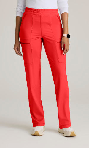 Grey's Anatomy™ Knit Stretch Women's High-Rise Flat Front Momentum Pant -Fashion