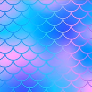 Cutieful Mermaid Scales Print Sheer Knee High Compression Socks 8-15 mmHg