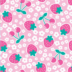 Cutieful Very Berry Print Sheer Knee High Compression Socks 8-15 mmHg