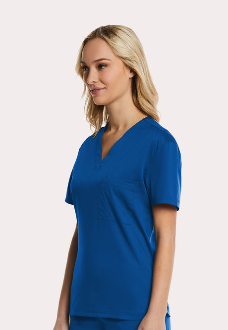 Elements by Alexanders Uniforms Unisex 1-Pocket V-Neck Scrub Top