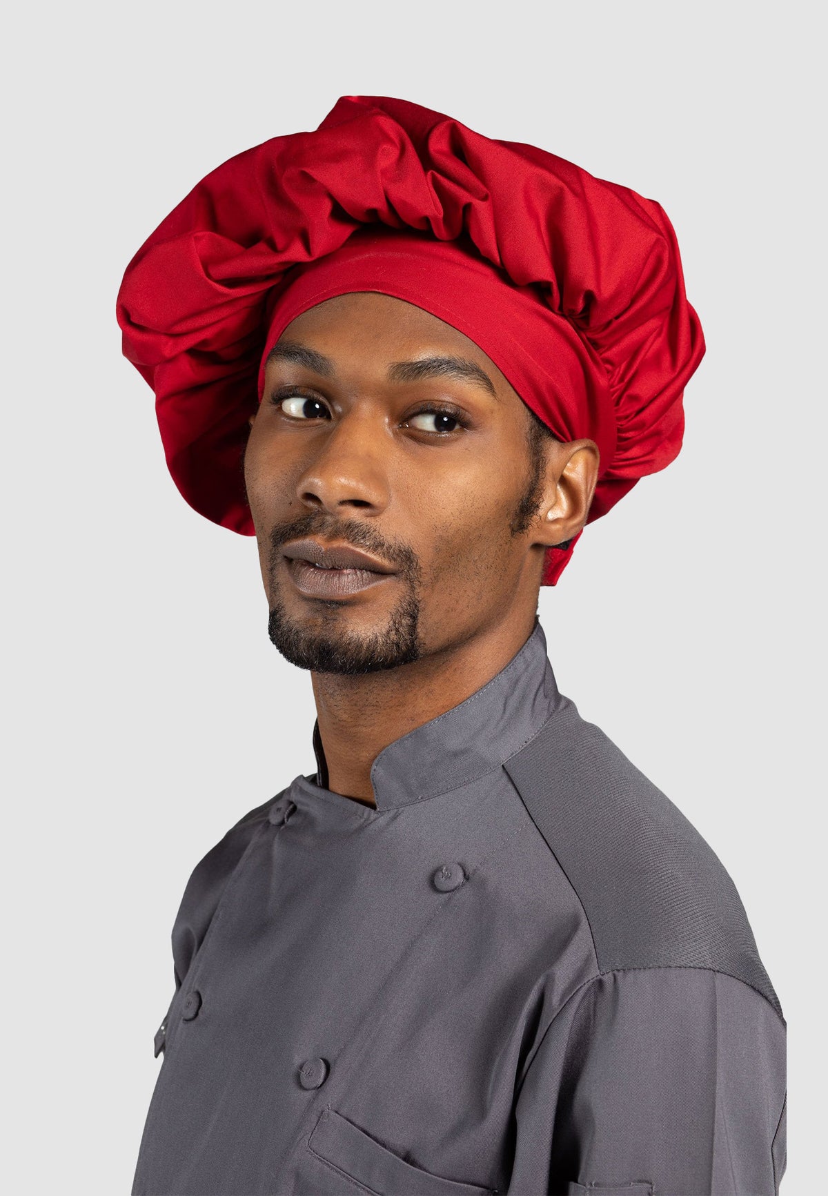 Chef Cap Red Color Uncommon Chef Classic Poplin Chef Hat – Alexander's Uniforms