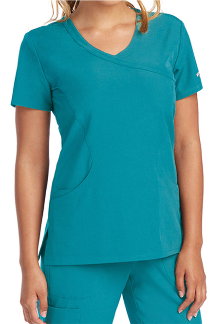 Skechers™ Women's Reliance 3-Pocket Crossover V-Neck Scrub Top