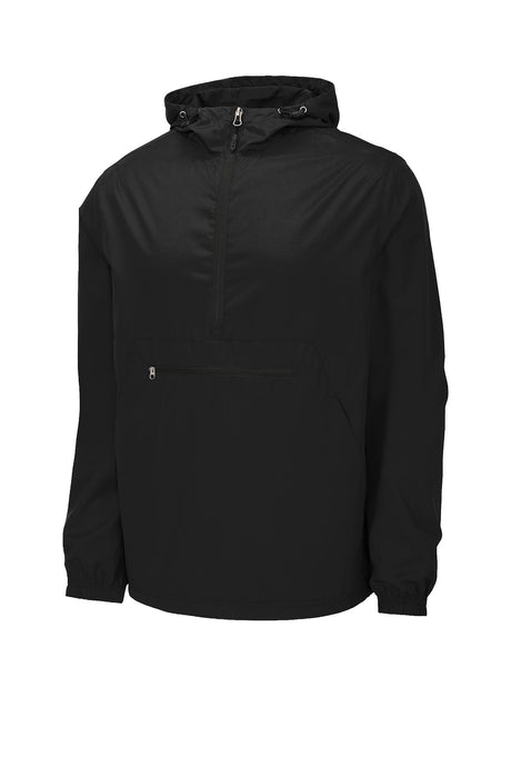 Sport-Tek® Men's Packable Anorak - Black