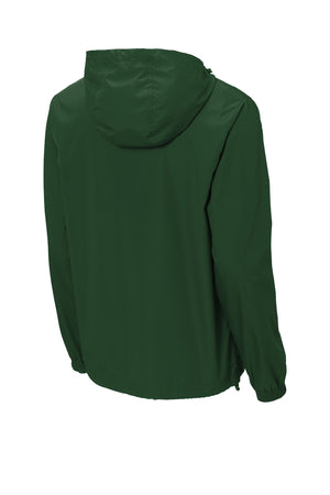 Sport-Tek® Men's Packable Anorak - Forest Green