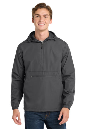 Sport-Tek® Men's Packable Anorak - Graphite