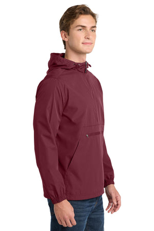 Sport-Tek® Men's Packable Anorak - Maroon