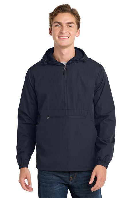 Sport-Tek® Men's Packable Anorak - True Navy